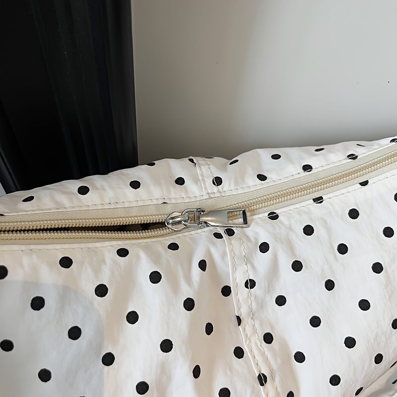 Polka Dot Star Pendant Dumpling Crossbody Bag_voghion.com