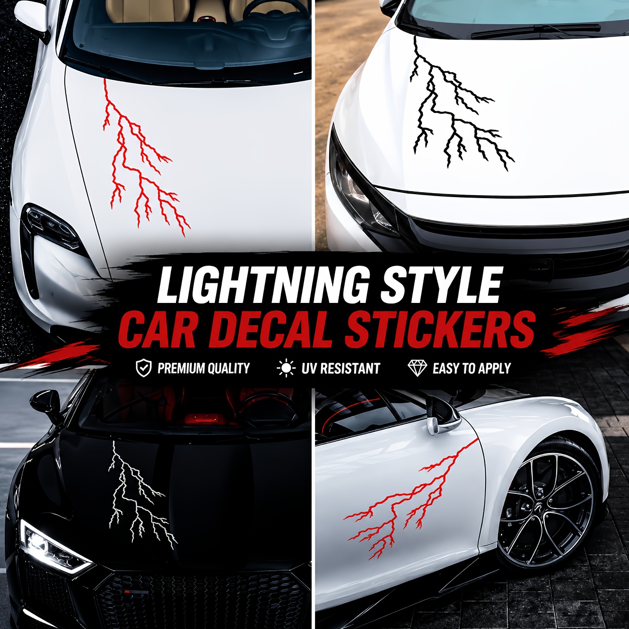 car decal stickers sold on Temu Australia