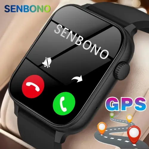 2025 new model with gps sports smartwatch compass 300mah rechargeable battery wireless calling sleep monitoring sports pedometer information alarm ultra clear picture fashionable and comfortable wearing ideal gift for men and women