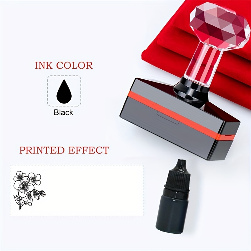 Custom Self inking Address Stamp Ink Set Efficient Mailing Temu