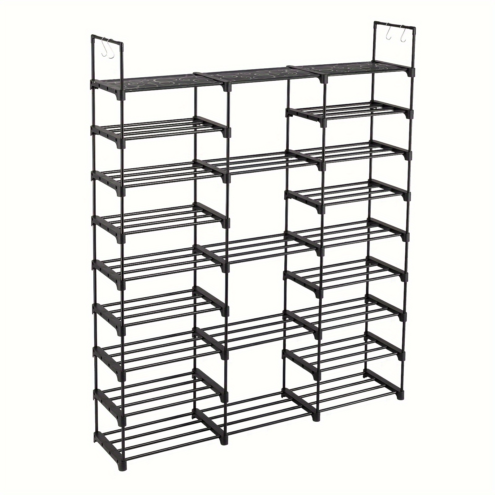 

9 Rack Organizer Organizer For Entryway Holds 80 Pairs , Rack For Display