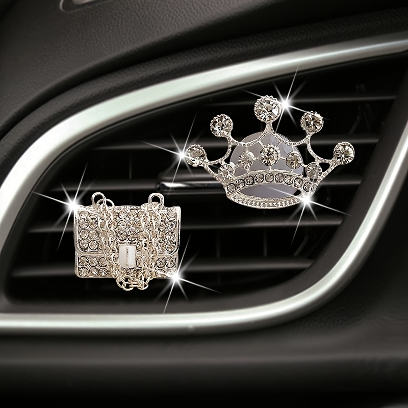 2pcs A set of car air conditioner outlet perfume