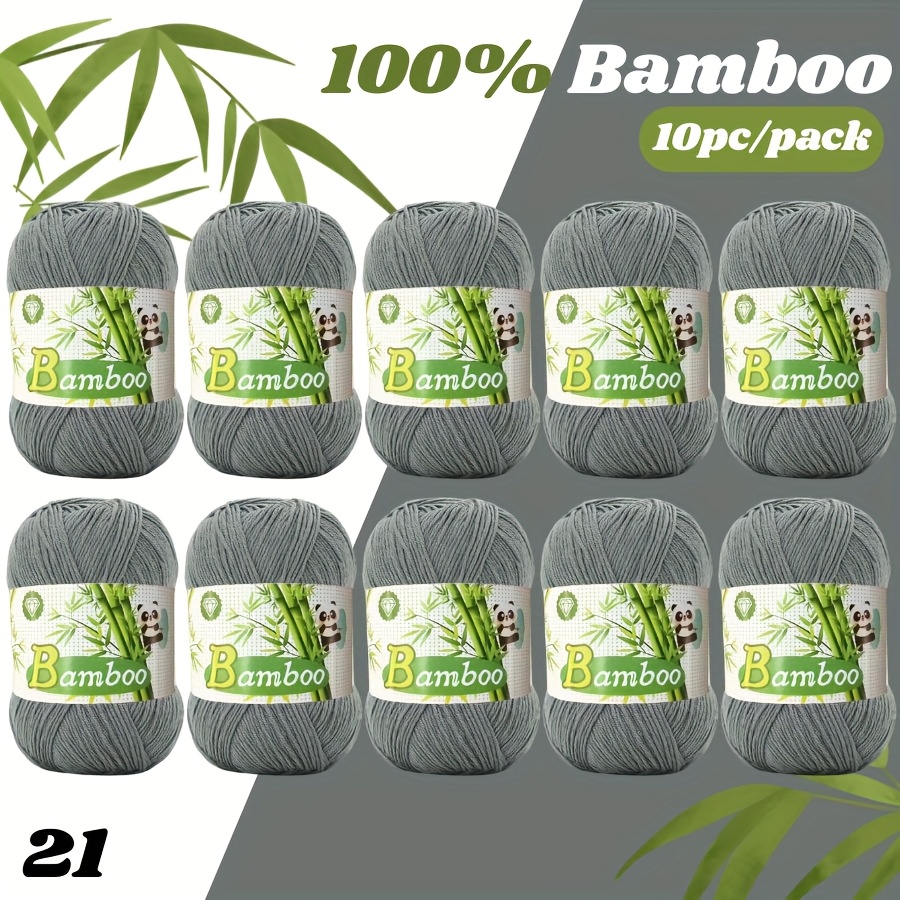 10pcs bamboo fiber yarn 500g breathable and comfortable   crochet knitting t shirts shawls scarves sweaters jackets hats cardigans and accessories essential for spring summer autumn hand knitted items soft and smooth yarn   light beige 100 bamboo fiber
