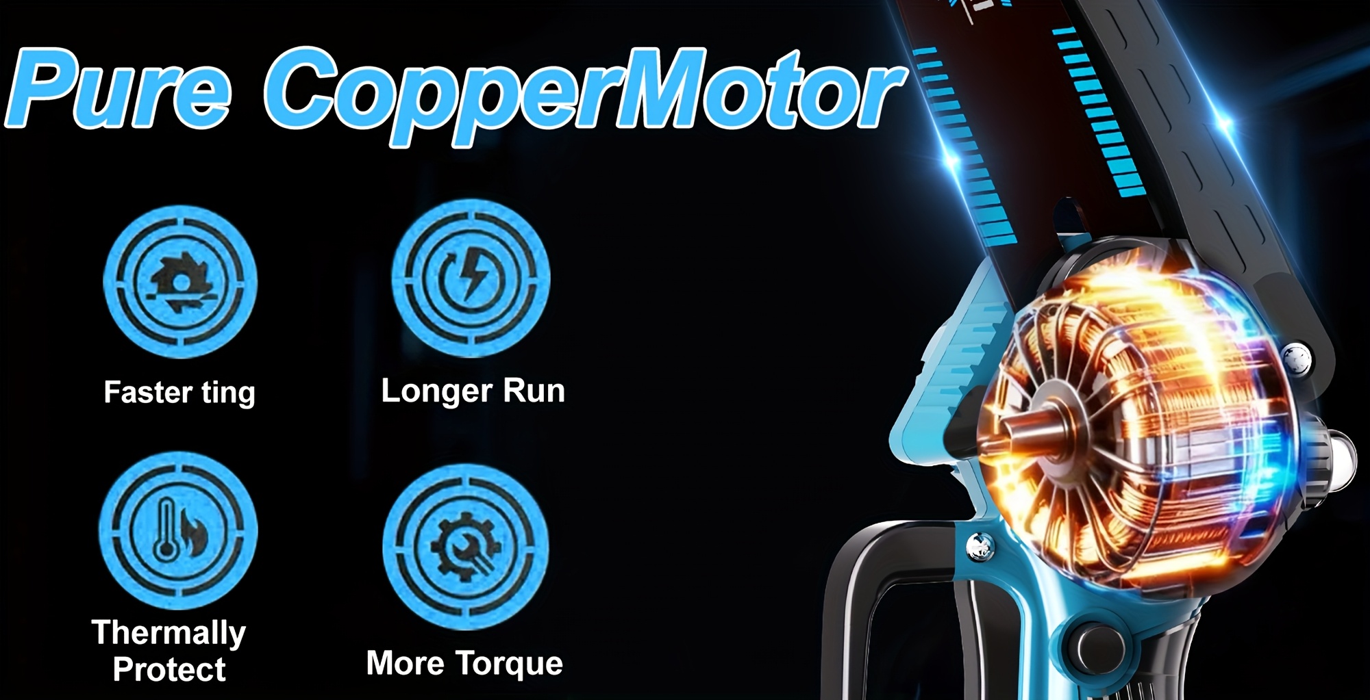 2025 Nieuwe Handheld Elektrische Kettingzaag - Lichtgewicht Draagbare Kettingzaag met Snoer en Europese Stekker (230V), Krachtige Motor voor Hout Zagen & Takken Snoeien, Ideaal voor DIY, Boomverzorging, Tuinieren - Perfect Cadeau