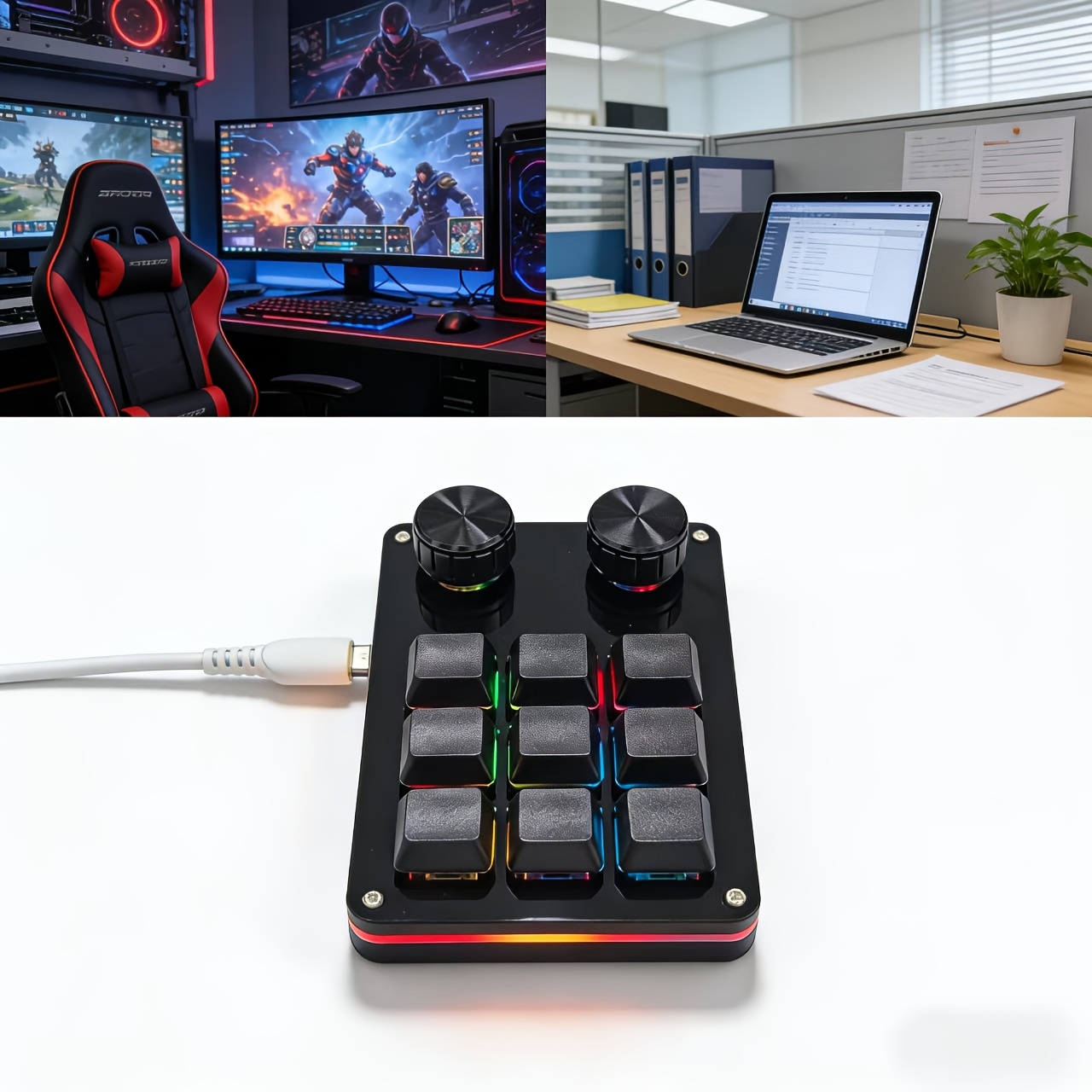 macro keypad sold on Temu United States
