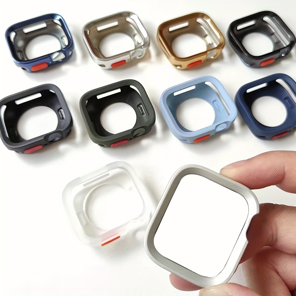 

Anti Drop Protective Case Suitable For Iwatch Series 8/7/6/5/se/4/3 Frame Protection Suitable For Iwatch 45/44/42/41/40/38/49mm