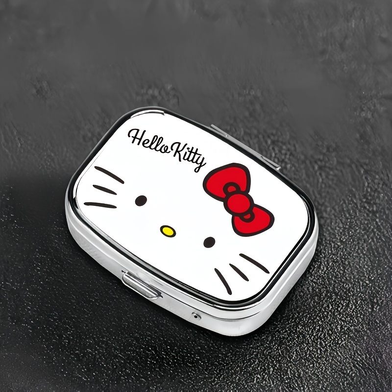 

Sanrio Hellokitty Mini Storage Box - Portable Pill Organizer & Jewelry Case, Moisture-proof Seal, Lightweight For Daily Use, Sanrio