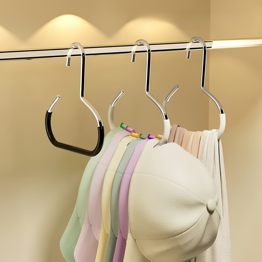 2pcs simple hat storage hooks metal material for scarf organization belt organization bra organizer s bag storage
