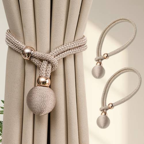 2pcs new curtain tiebacks adjustable tightness draw suitable for more curtain and sheer sizes easy no drilling no installation in stock 1 pack 2pcs
