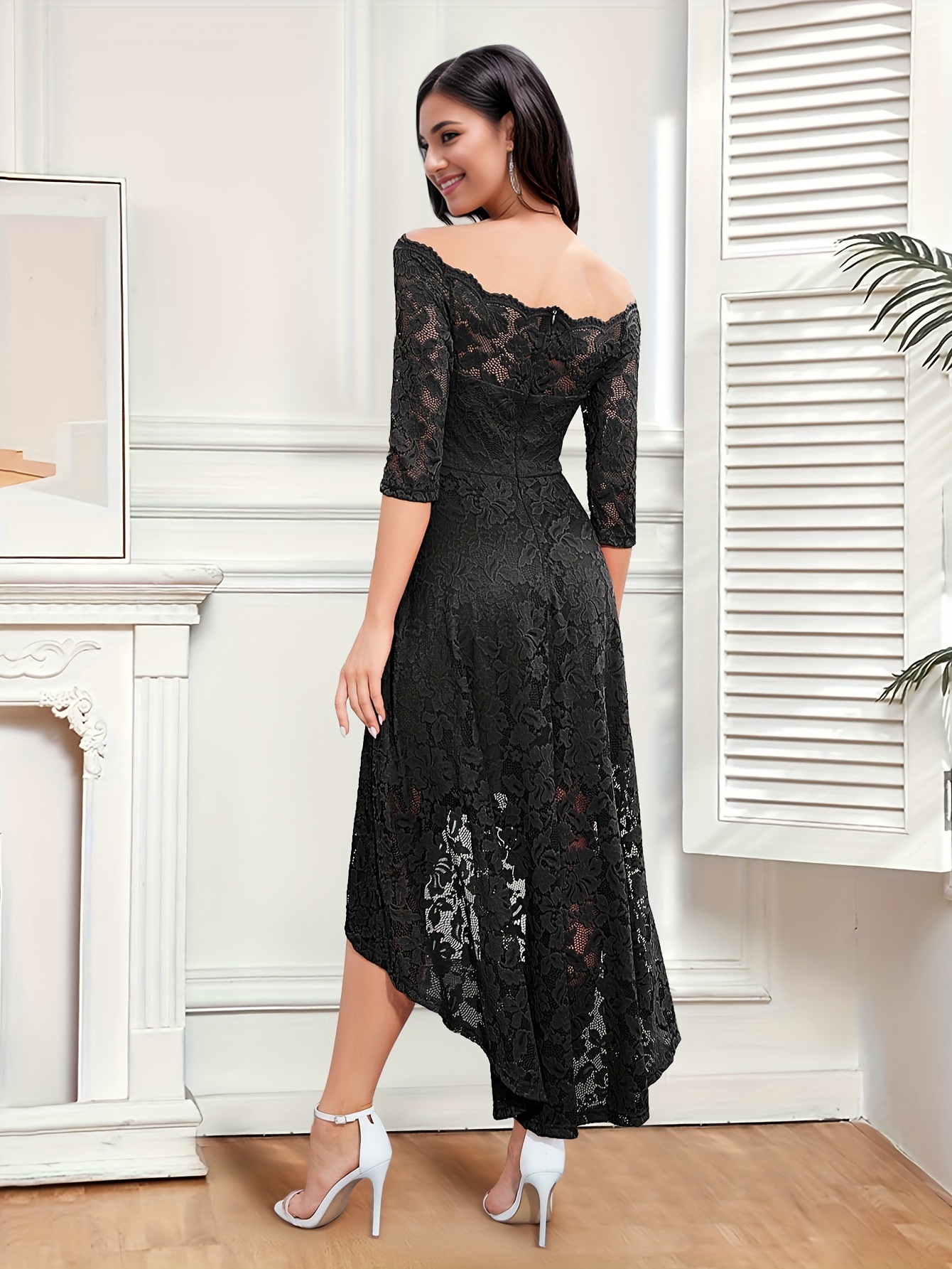 Mame Leaver Lace Classical Dress | eBay