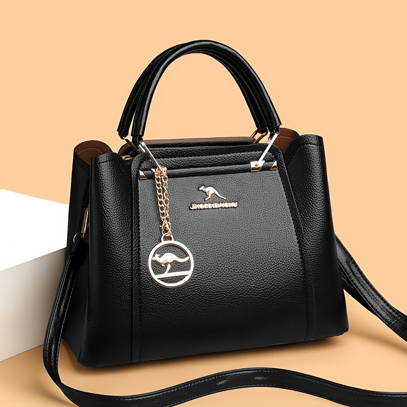 Image of Elegant And Fashionable Women's Handbag, Decorated With Exquisite Metal Ornaments, Delicate Texture Shows Temperament, Versatile Commuting Fashion Item
