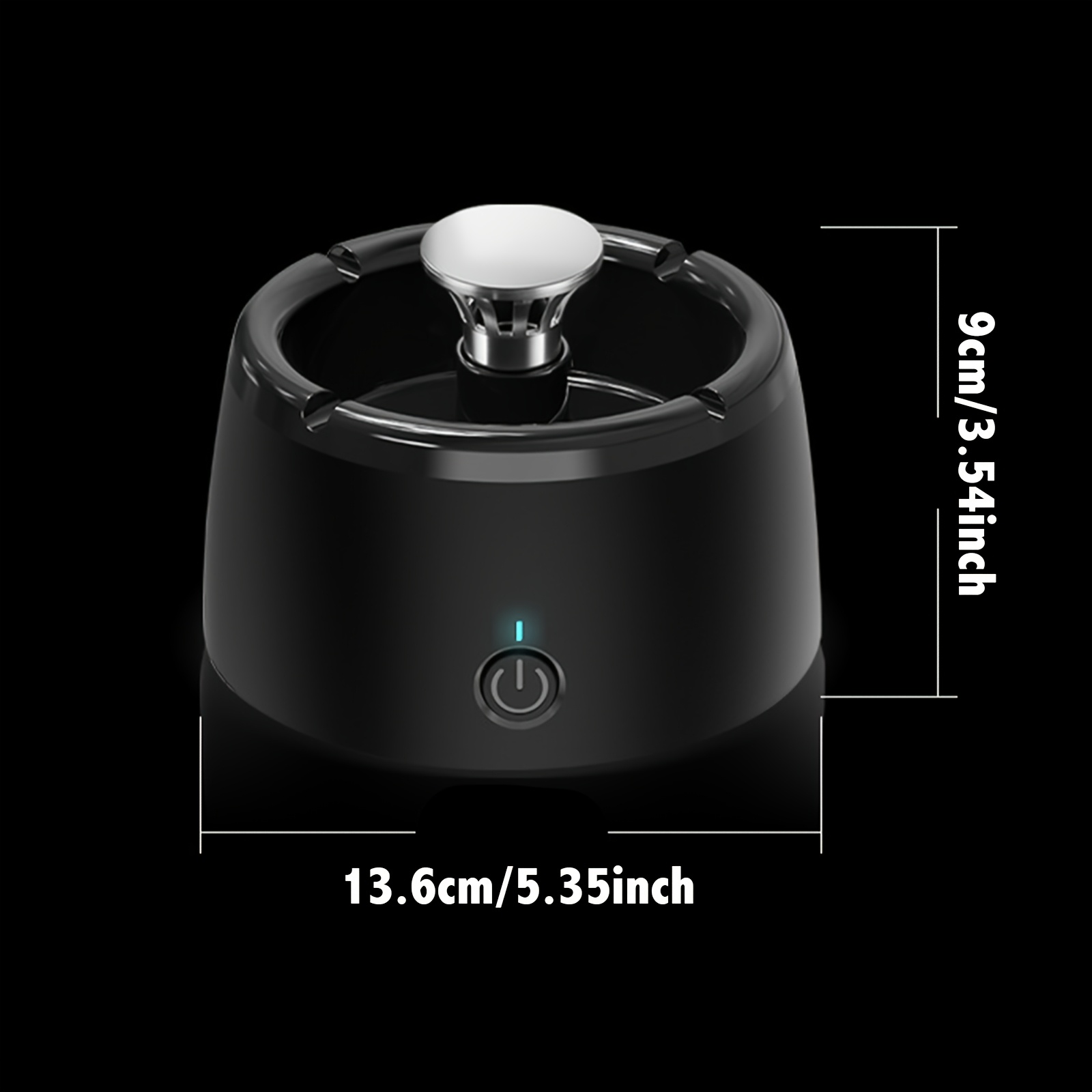 with usb rechargeable battery powerful motor   ideal for home office restaurant use gift Product details 3