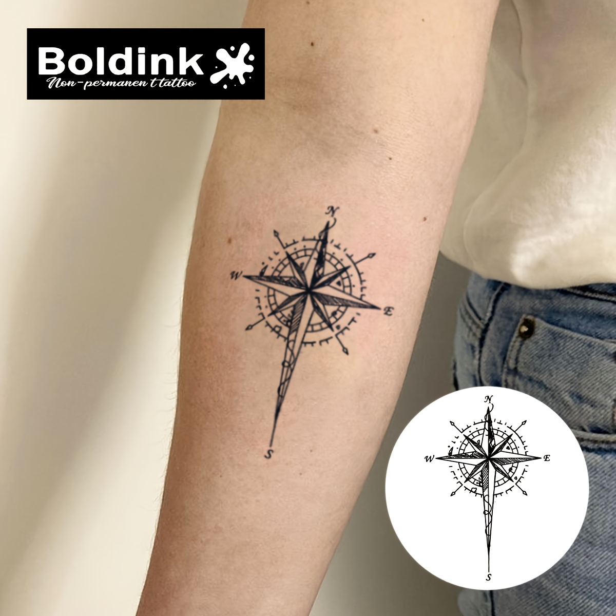 Image of Boldink's Non-permanent Tattoo Technology Is Of Sailors, Offering And Realistic Design. A For Beginners