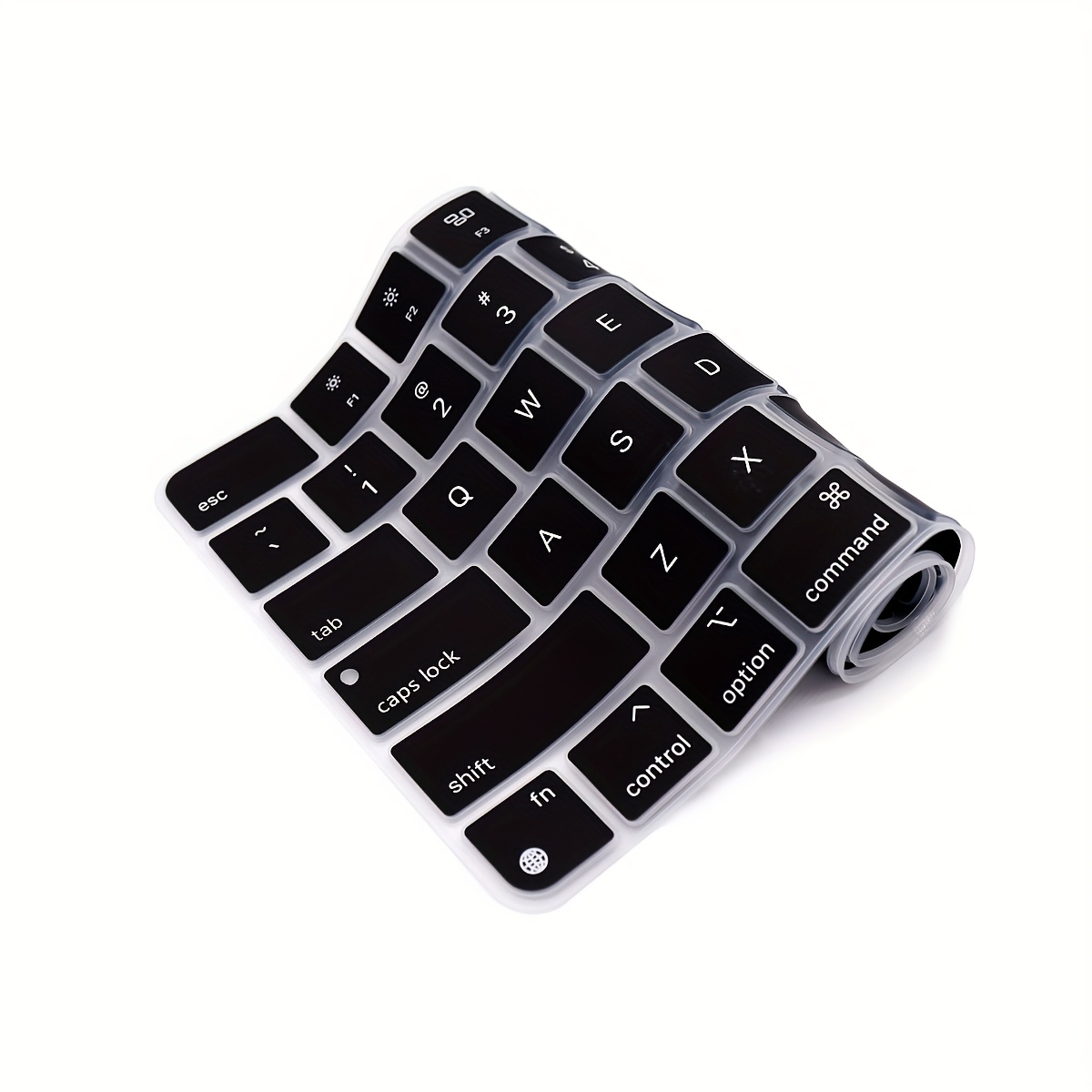 TEMU 1pc Multicolors Ultra-thin English Keyboard Cover For 24 Inch 2021 With A2449, Us Layout, Friendly, Anti-scratch & Wear-resistant Silicone
