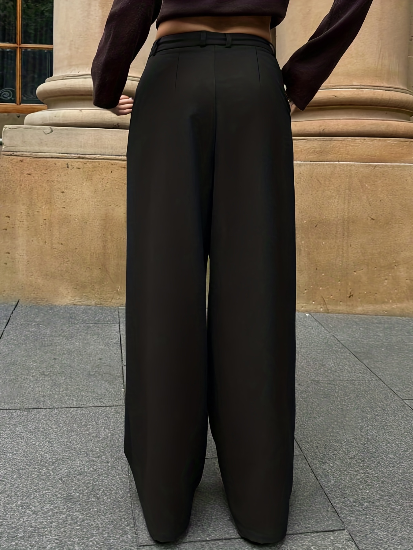 zd0815134 womens asymmetrical casual wide leg pants - Temu United Arab  Emirates
