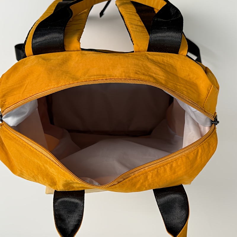 Multi-Functional Color-Block Outdoor Backpack for Hiking & Camping