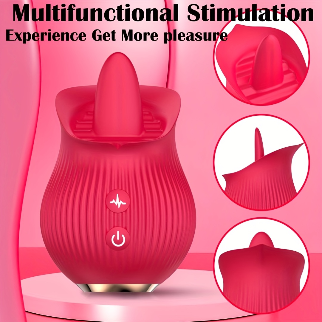 1pc rose tongue toy pumpkin flower - Temu