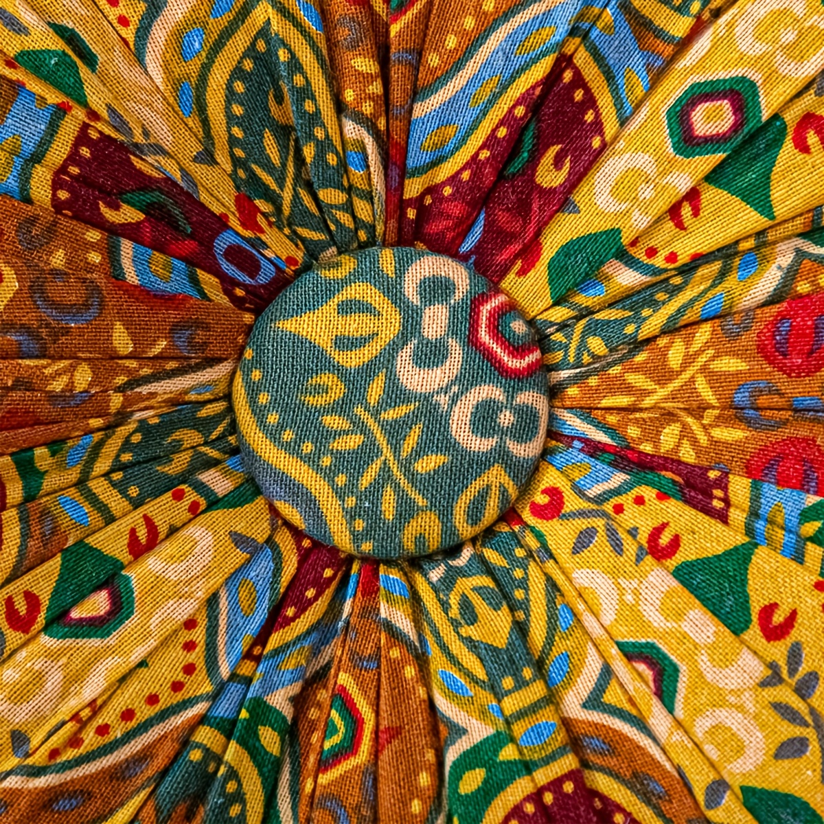Bohemian Style Thick Round Floor Mat for Home Decor
