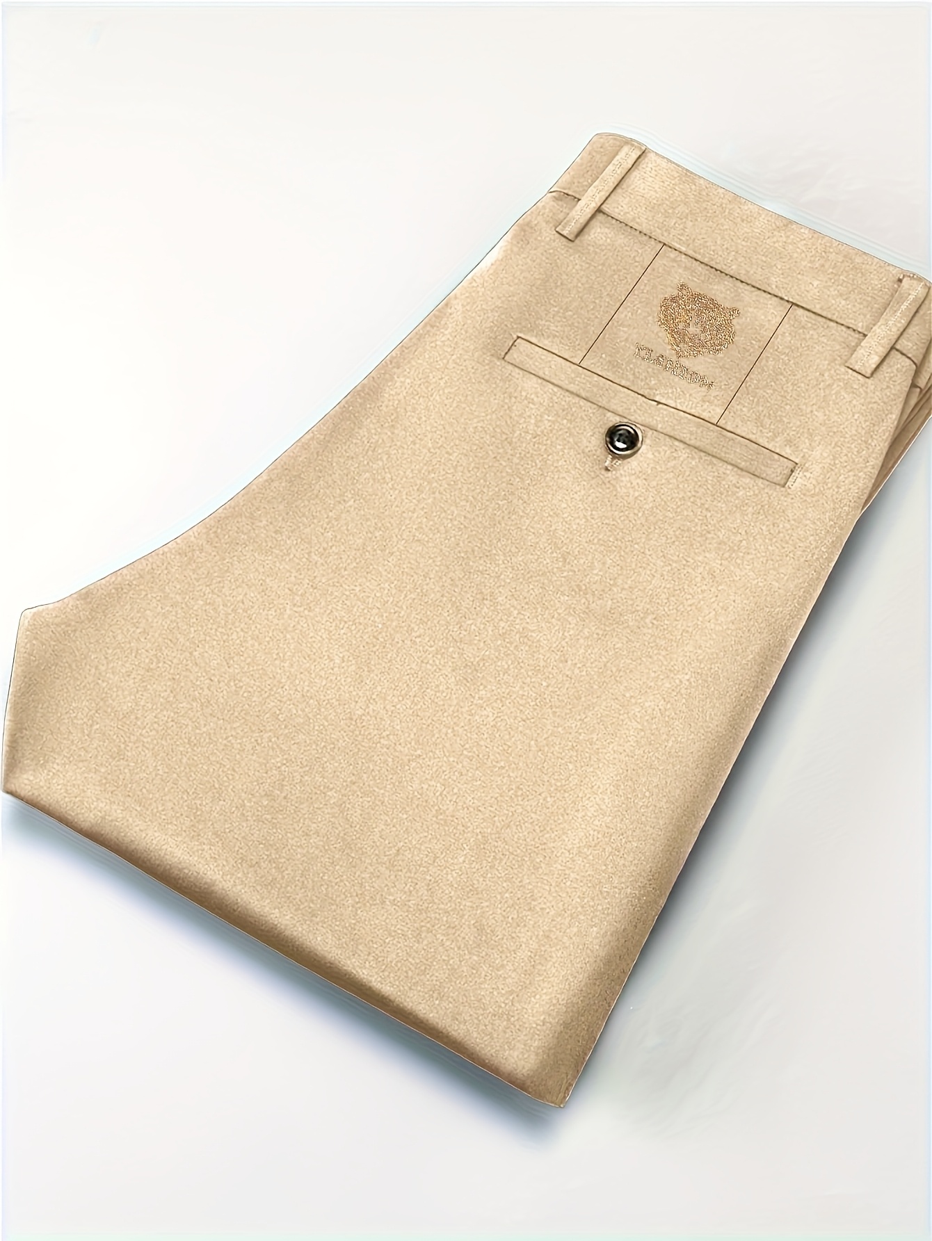 4 Pairs of Men's Lightweight Business Trousers, Made of Fashionable and Comfortable Fabric, Suitable for All Seasons and Formal Occasions