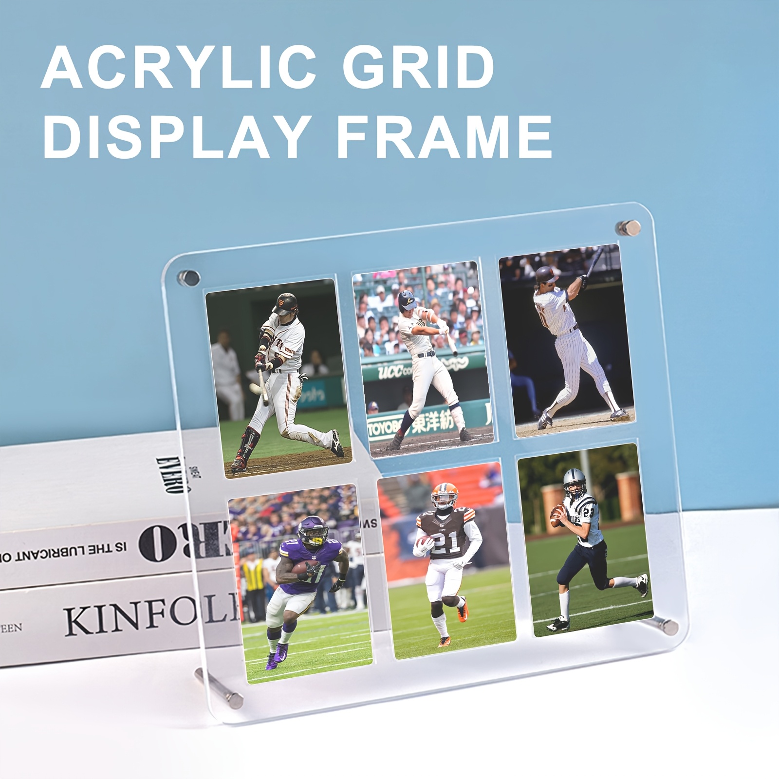 Cornice Portafoto In Acrilico Con Stellina: Espositore Per Photocards E Cartoline