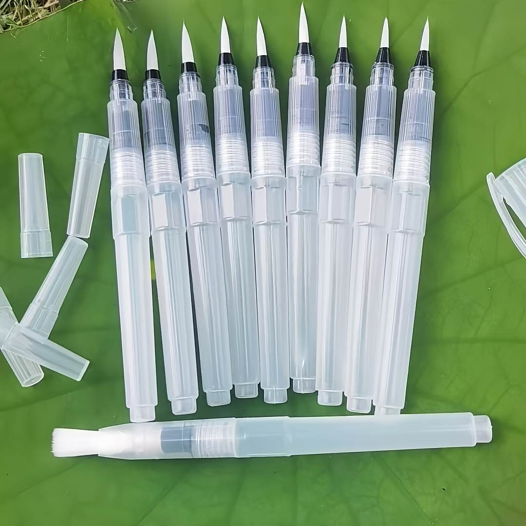E-shop Wasserpinsel Set Stift Pinsel Set Pinsel Hochwertige Nylon Pinsel Flache Spitze Zwei Arten Kann Für Mehrzweck Malen Skizzieren Malen Und So
