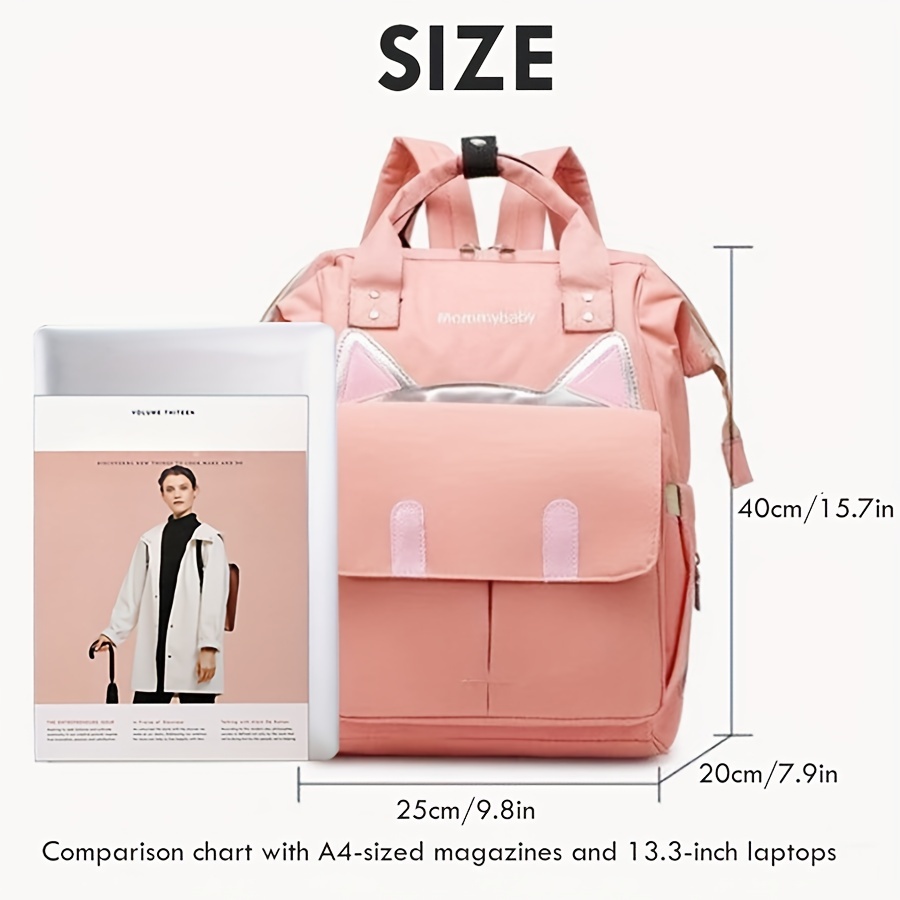 Alternative view of Mochila Bolso de Pañales Multifunción para Maternidad, Bolso de Pañales de Gran Capacidad para Niñas y Niños…