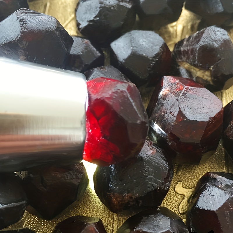 

1/3/5pcs Original Garnet, Mineral Specimens Stone, Exquisite Decoration For Various Ornaments, For Home And Office Decor, Ideal Choice For Gifts