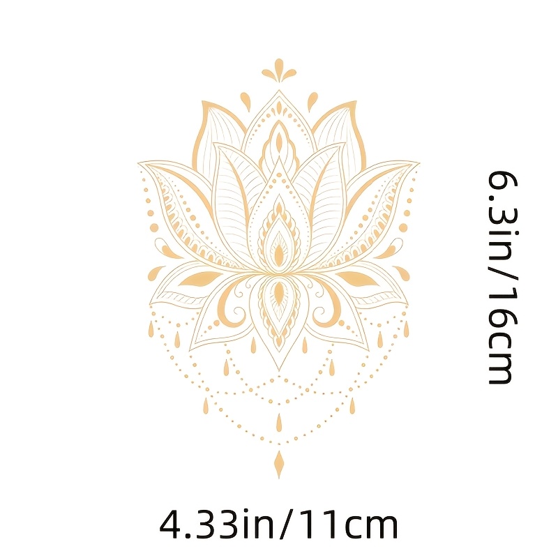 Image of Minimally Artistic For Lotus Stickers Suitable For Cars, Trucks, Suvs, Windows, Laptops, Walls, Motorcycles, Refrigerators, Scratch Covers, Vinyl Scratch Resistant Stickers (1pc)