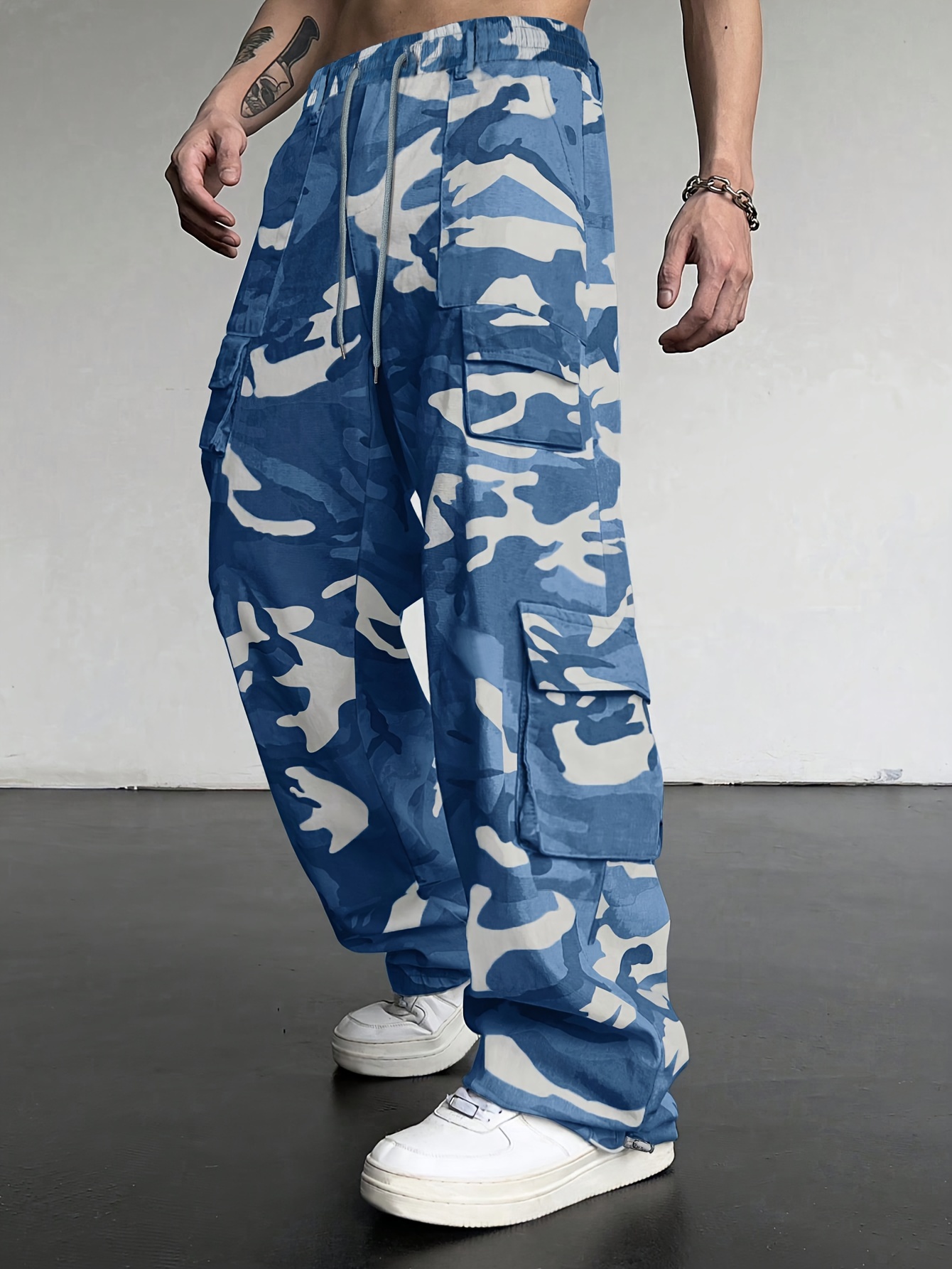 パンツ BU camouflage pattern baggy cargo pants BU camouflage pattern baggy cargo pants – YZ