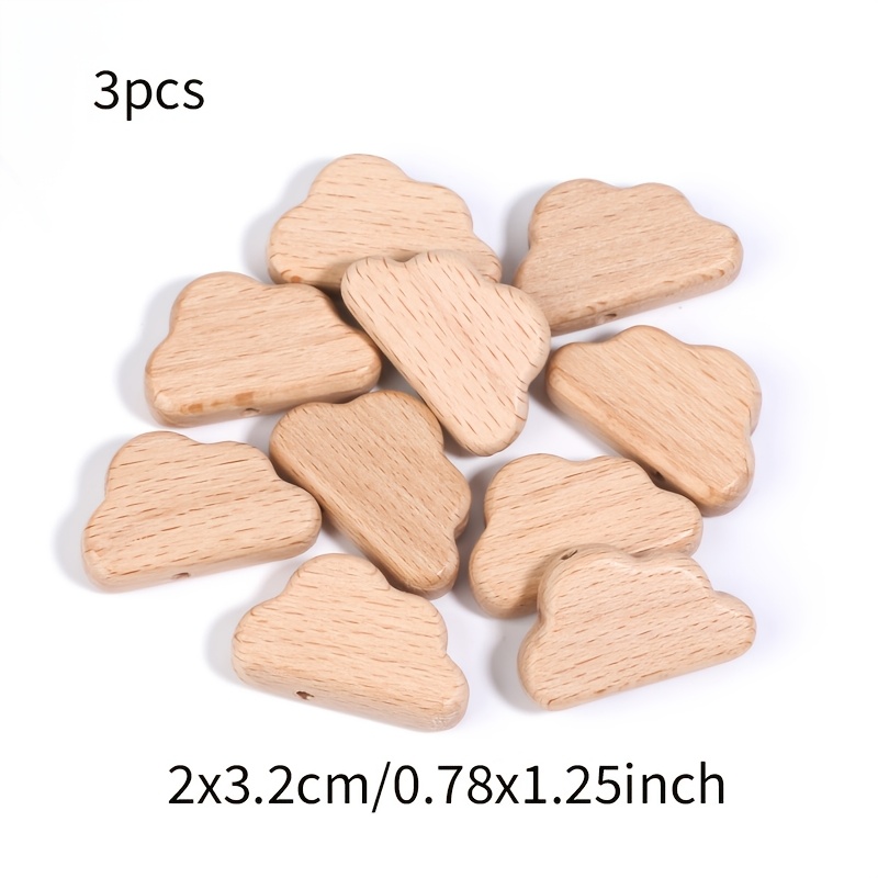TEMU 3 Beads Measuring 20x32mm For Loose Bracelets, Necklaces, Earrings, And Phone Charms. Suitable For Birthday Gifts, Christmas, Bag Charms, And