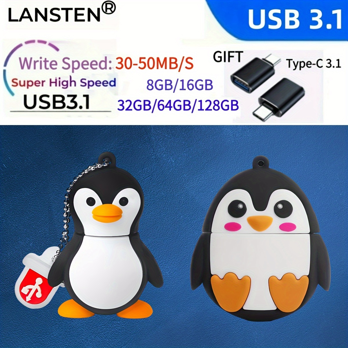 8gb 16gb 32gb 64gb 128gb usb 3 1 flash drive write - Temu Pakistan