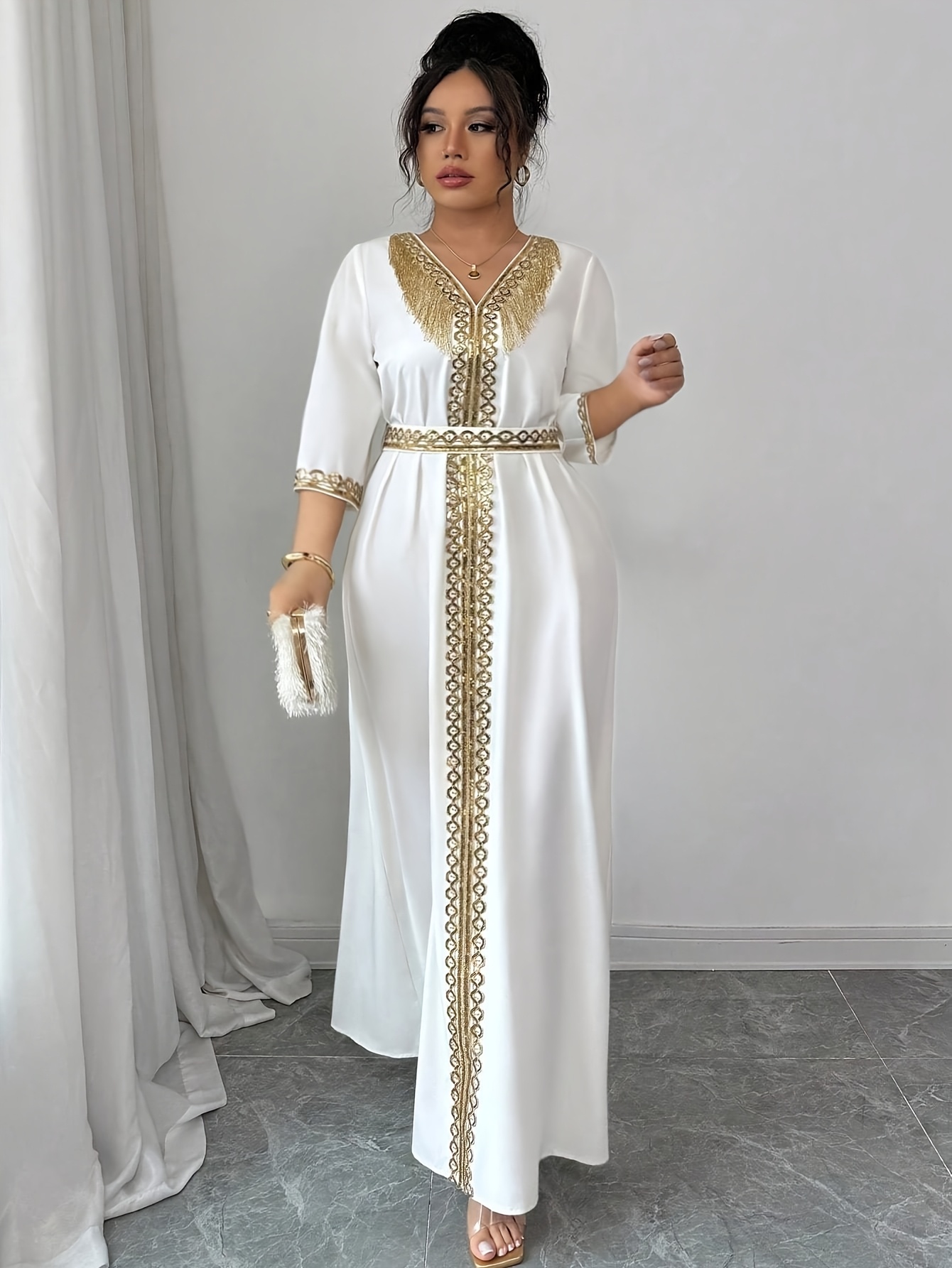 halter dress formal wedding guest ARIADNE Halter Chiffon A-Line Dress