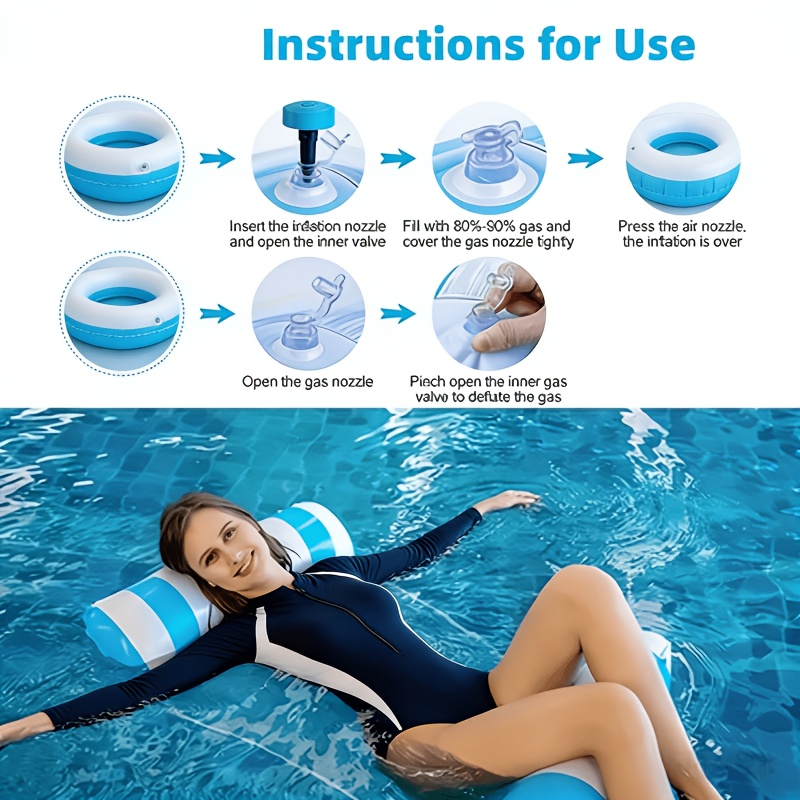 Artículos de piscina azul flotador - Top Ventas Recomendado