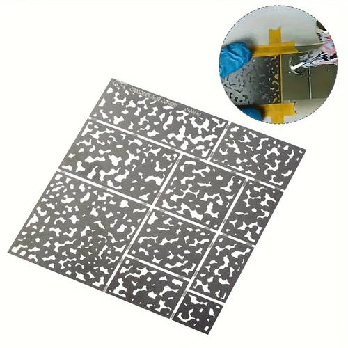 model diy spray camouflage stencil template leakage spray plate weathering stencils tools