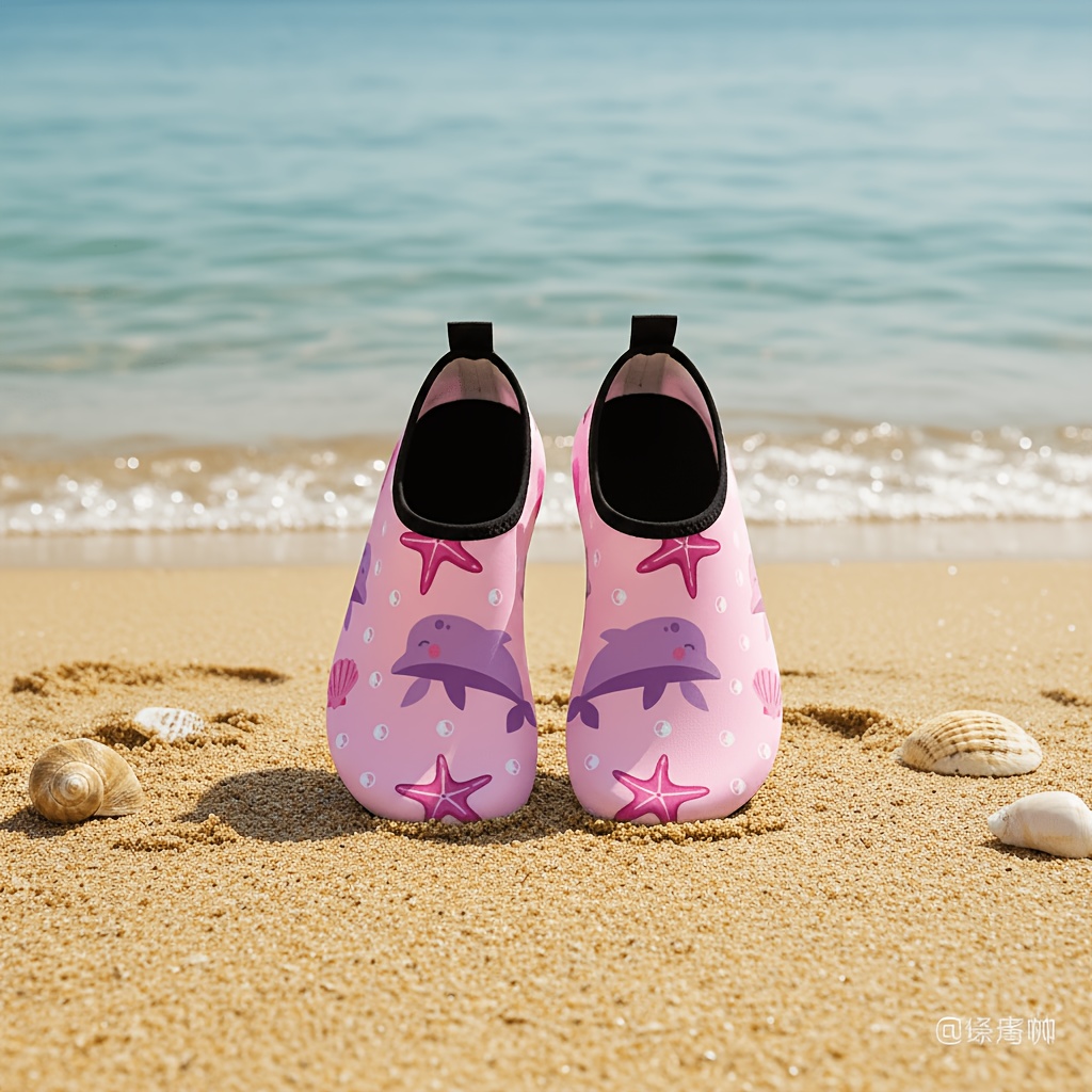 Image of Shoes Boys Girls Cute Cartoon Water Shoes Barefoot Water Socks Park River Tracing Shoes Water Shoes Quick-drying Beach Swimming Boys' Shoes > Boys' Sports Outdoor Shoes