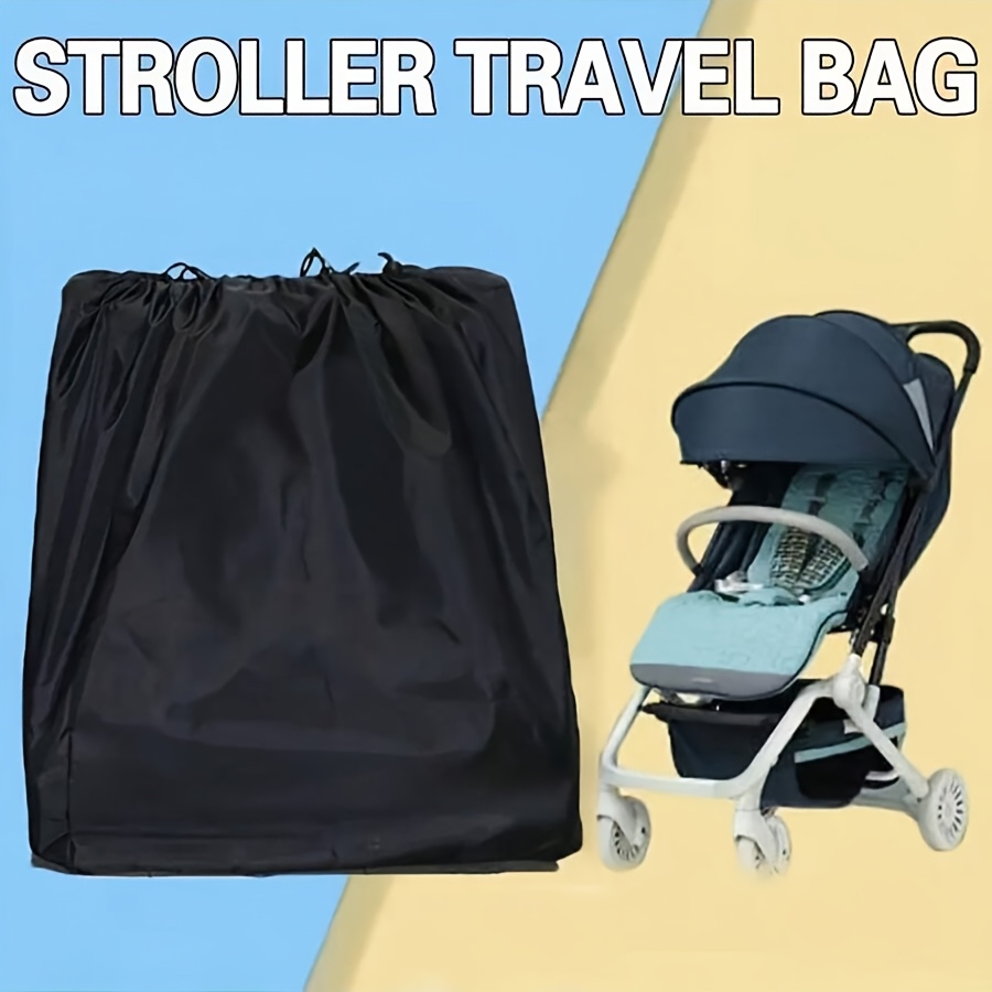 1pc Universal Stroller Storage Bag, Polyester Dustproof , Hiking Compatible, Fits 1 Person, Dustproof Accessory For Umbrella Strollers