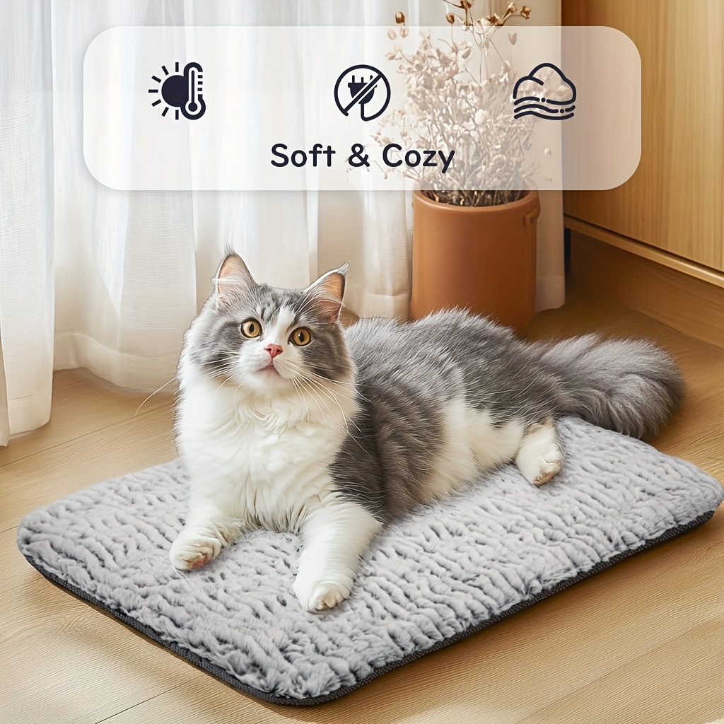 extra warm   pad soft cat bed thermal   mat for outdoor and indoor large kittens small   Product details 0