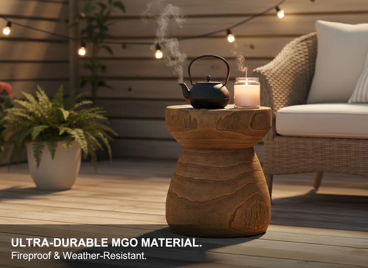 Modern Concrete Side Table, 14