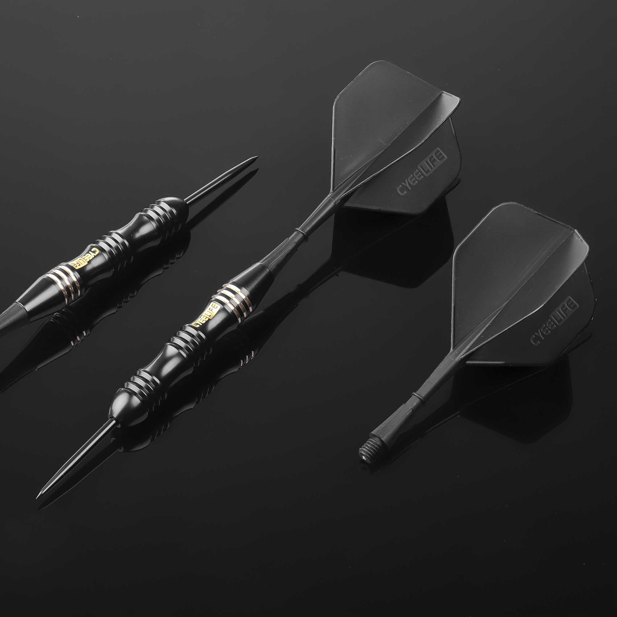 Cyeelife 26g Koperen Darts, Set van 3 met een Dart Opbergdoos