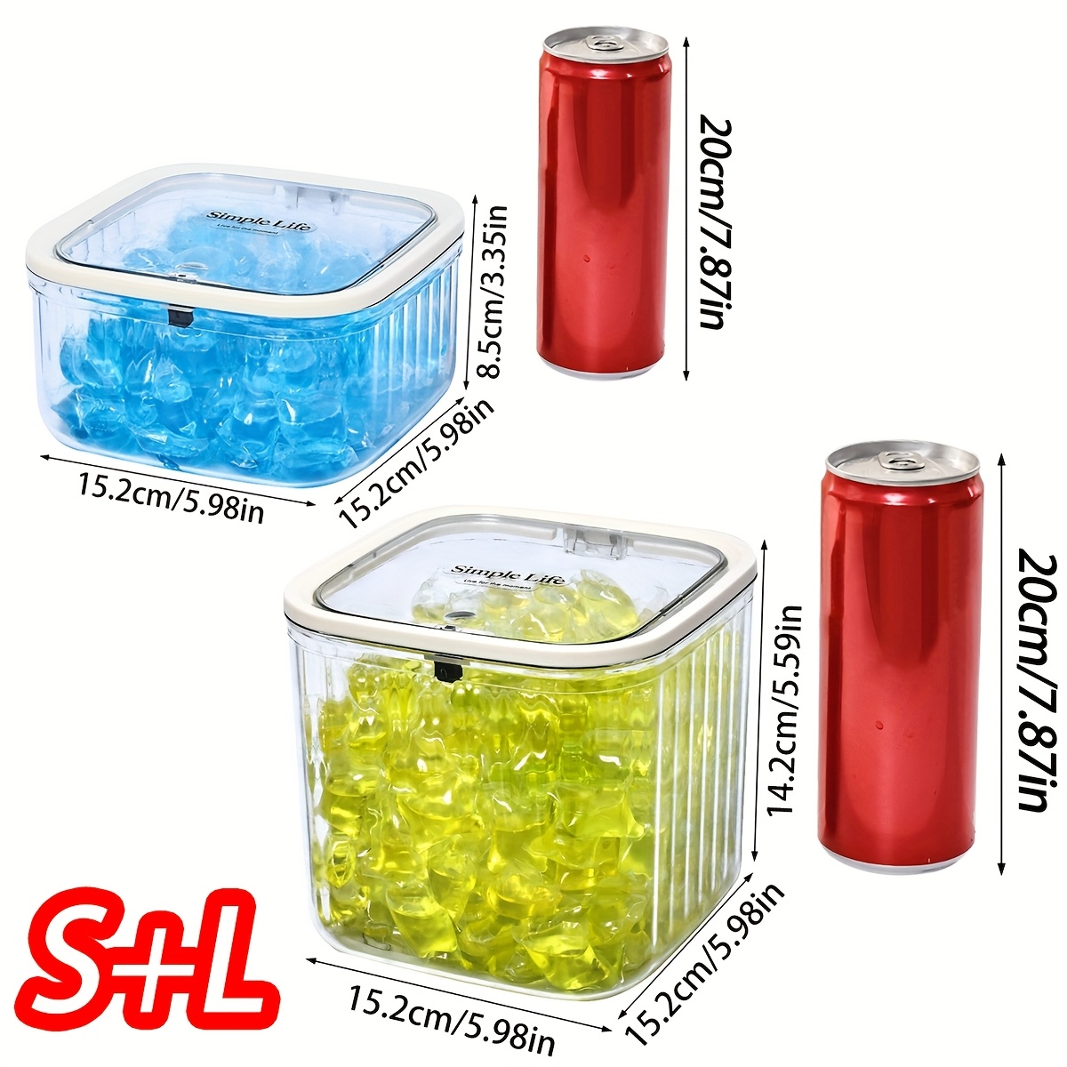TEMU 1pc Large Capacity Plastic Storage Container For Laundry Detergent, Fabric Softener, And Fabric Softener Sheets - Ideal For Bathroom And Laundry