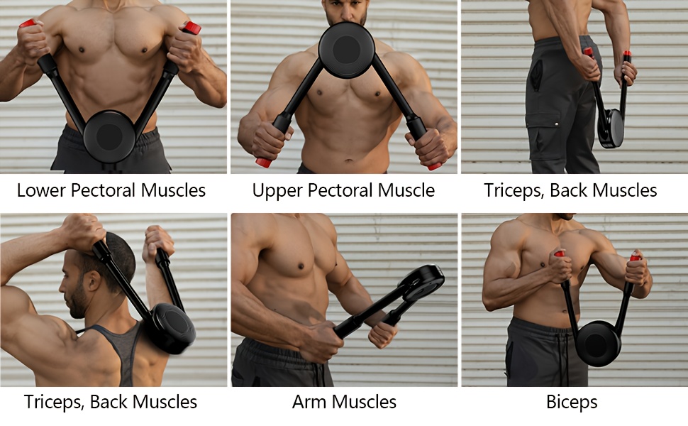   twister arm exerciser adjustable 22 440lbs   home chest expander upperbody chest workout shoulder muscle training fitness equipment arm   exercise strengthener Product details 5