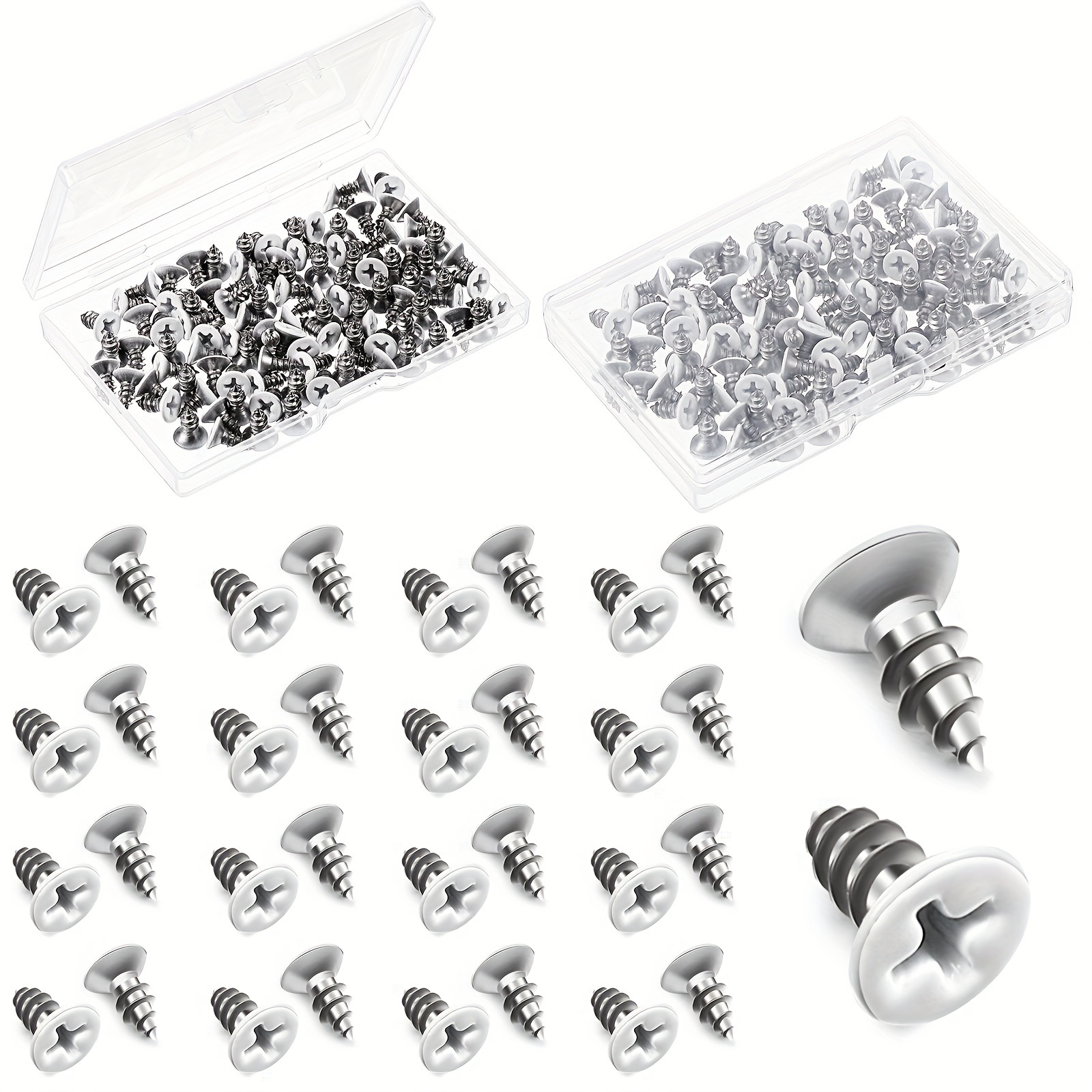 Standard Length Screws for Light Switch Plates - Package of 8