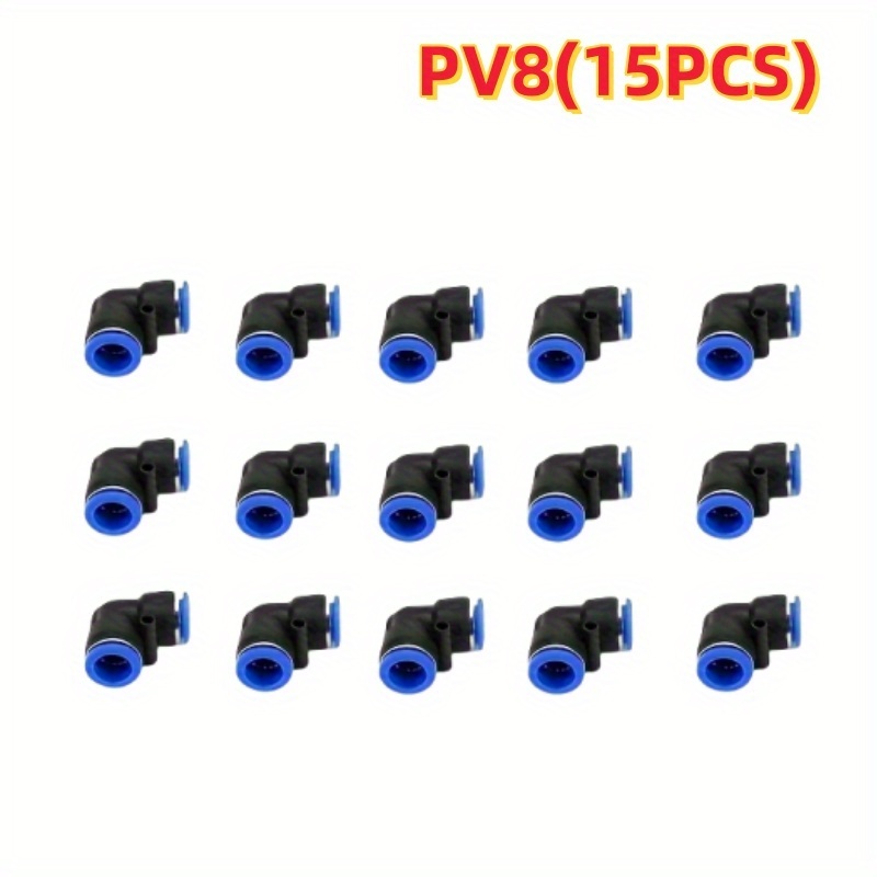 5pcs/10pcs/15pcs New Pv4/6/8/10/12 Pneumatic Quick Release Couplers, Pneumatic Accessories, Adapters, Pneumatic Air Hose Connectors