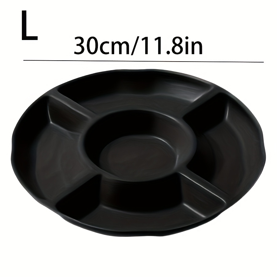 This Large Divided Serving Tray Measures 30cm ( Inches). Designed With Separate Compartments, It Different Snacks, Candies, Fruits, And Desserts Apart , Preventing Flavor Mixing