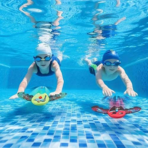 2pcs underwater glider swimming training toy self propelled glides underwater adjusting angle results in different gliding performance summer outdoor swimming pool gift for kids and teenagers