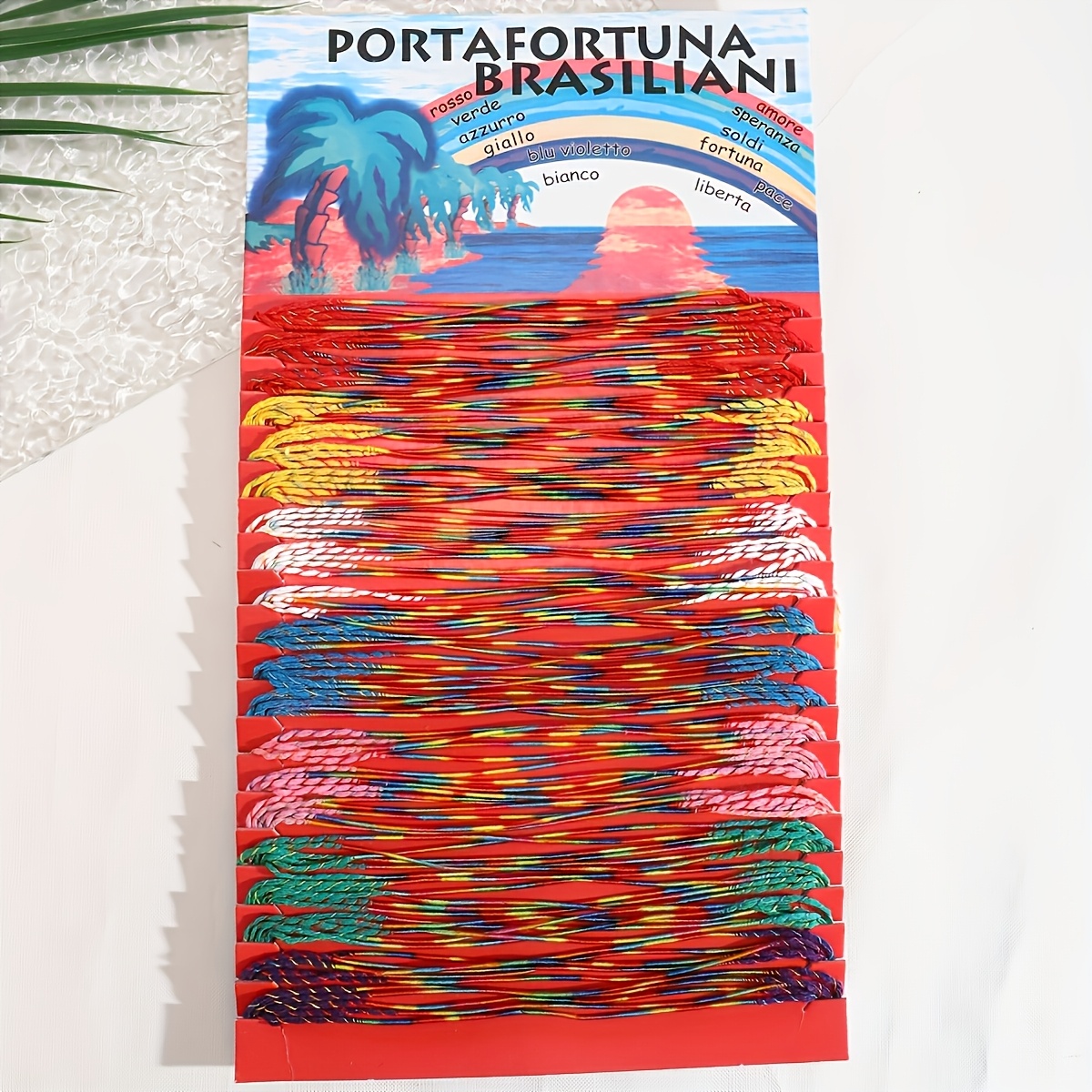 TEMU A Bracelet, Ideal For Beach Vacation Season Decoration, A Item, 100pcs Per Card, Unisex