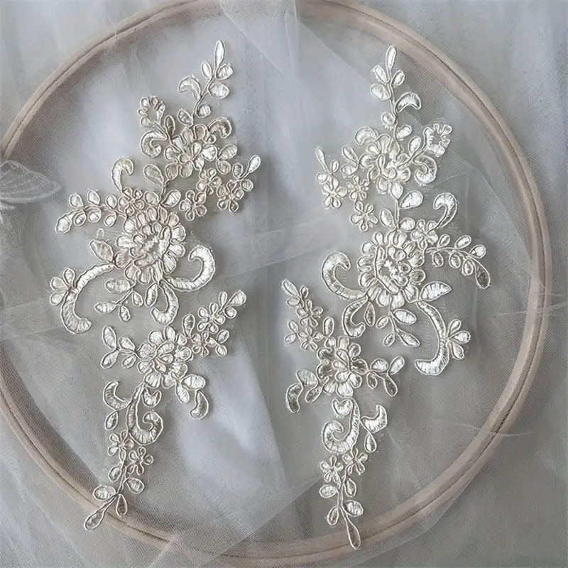 1 pair multicolor car bone embroidery lace cloth patches - Temu 1 pair multicolor car bone embroidery lace cloth patches - Temu