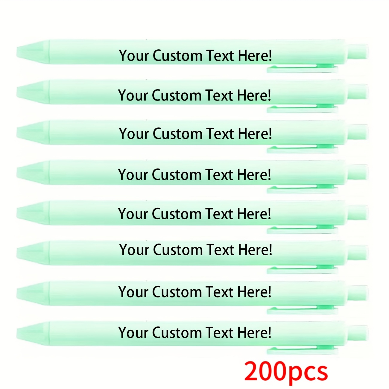 200pcs Customized Gel Pen Set for Promotions