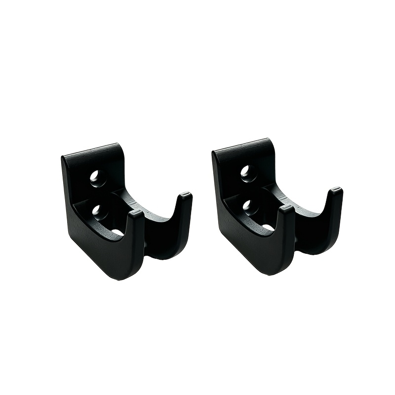 Image of 2pcs Bike Helmet Hook Wall Mount, Bicycle Helmet Storage Hook Rack, For Garage Wall Mounted Helmet Holder For Bike Cycling Helmets, Space Organizer For Garage Entryway, Without Battery