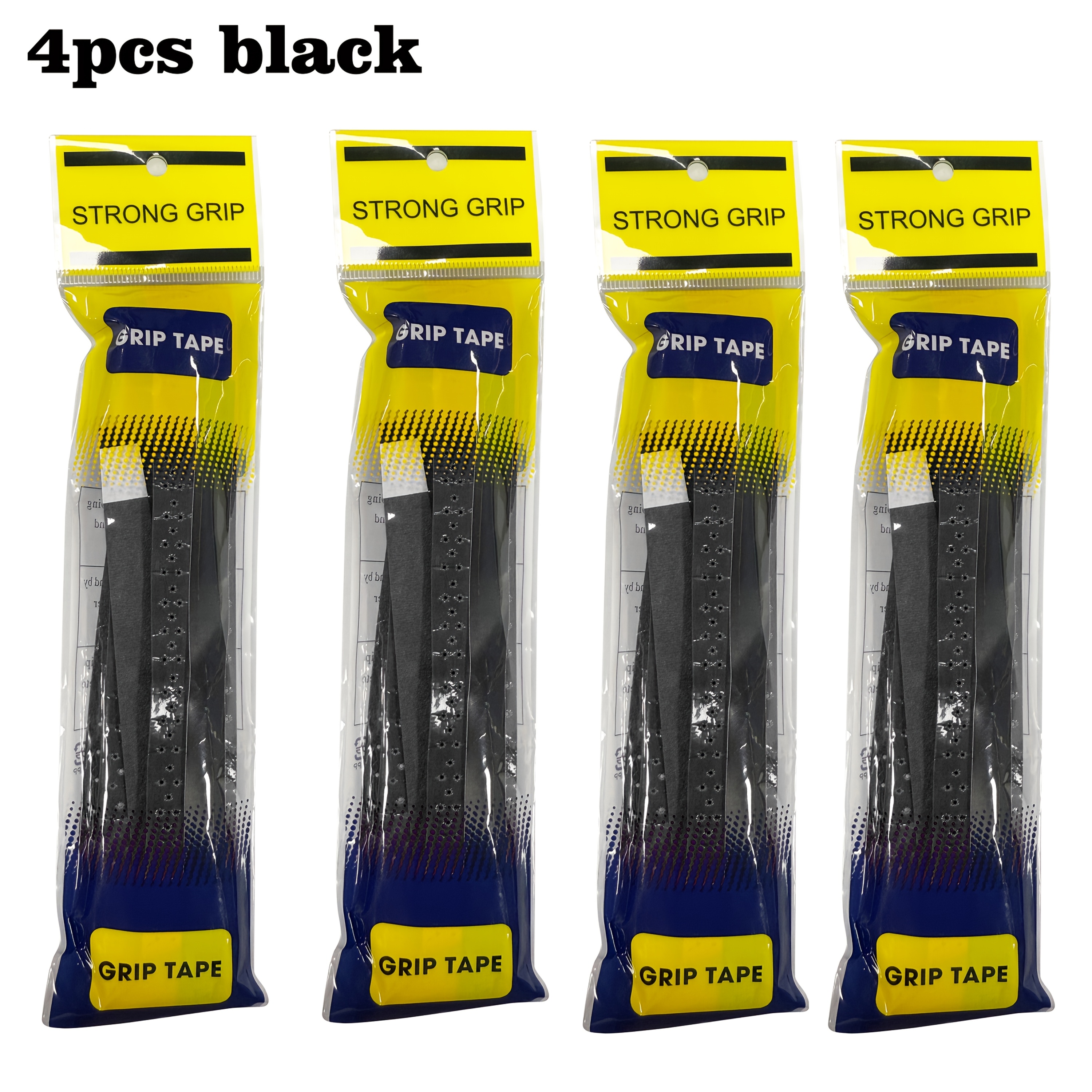 TEMU 4pcs Per Pack Of Professional Golf Grip Tape, Anti-slip And Sweat-absorbing, For Wrapping Club Handles, Durable And Shock-absorbing Replacement
